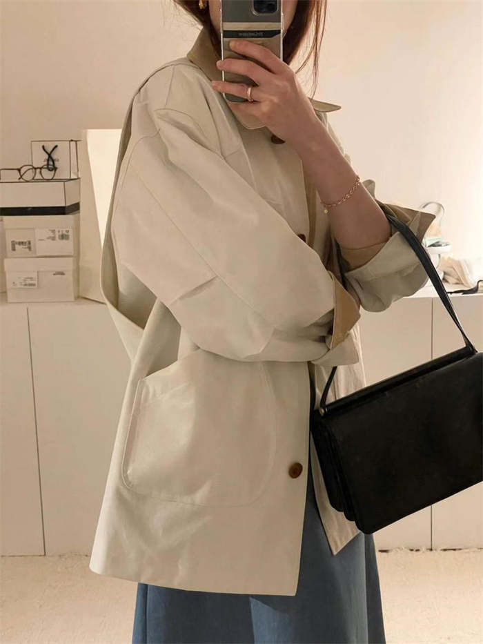 春秋に最適なトレンチコートです Trench coat レディースファッション コート ジャケット 春秋に最適なトレンチコートです Trench coat レディースファッション コート ジャケット