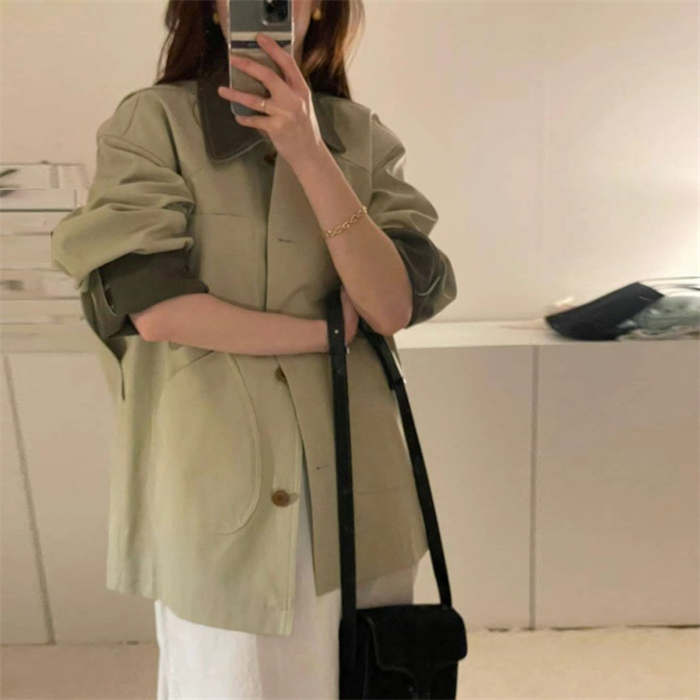 春秋に最適なトレンチコートです Trench coat レディースファッション コート ジャケット 春秋に最適なトレンチコートです Trench coat レディースファッション コート ジャケット