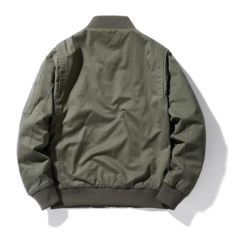 パイロット純綿コート男春秋ゆったりオーバーサイズ上着カジュアル野球襟男機能ジャケット パイロット純綿コート男春秋ゆったりオーバーサイズ上着カジュアル野球襟男機能ジャケット