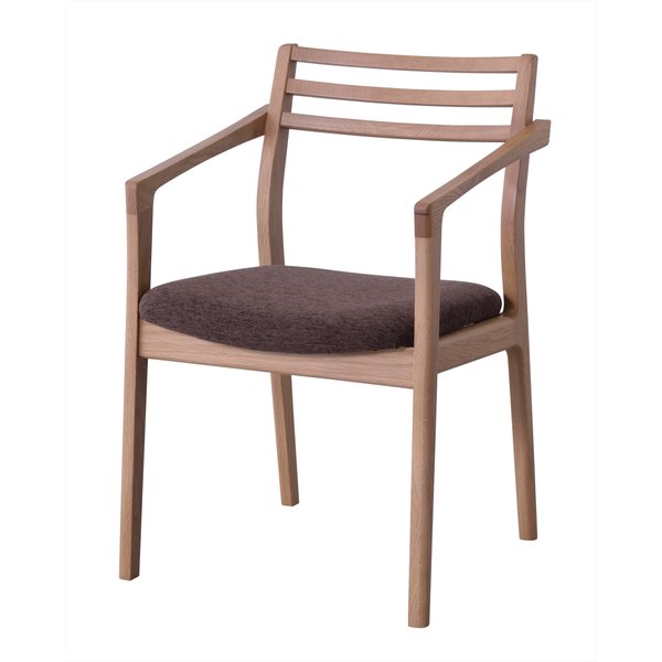 シンプルで美しい日本製ダイニングアームチェア ラダー 北欧 ナチュラル チェア ダイニングチェア ダイニング キッチン ダイニングキッチン