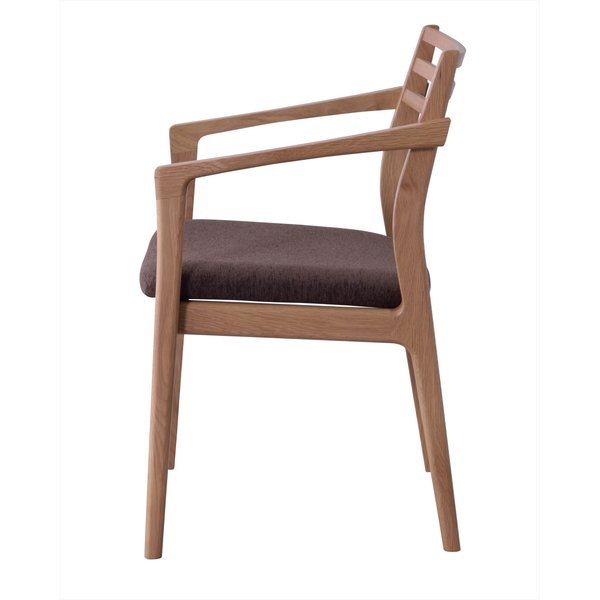 シンプルで美しい日本製ダイニングアームチェア ラダー 北欧 ナチュラル チェア ダイニングチェア ダイニング キッチン ダイニングキッチン