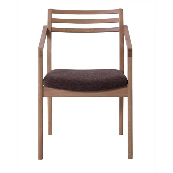 シンプルで美しい日本製ダイニングアームチェア ラダー 北欧 ナチュラル チェア ダイニングチェア ダイニング キッチン ダイニングキッチン