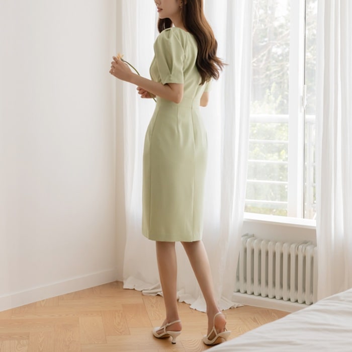 ワンピース 結婚式 パーティードレス 春 夏 きれいめ セレモニー ワンピース 結婚式 パーティードレス 春 夏 きれいめ セレモニー