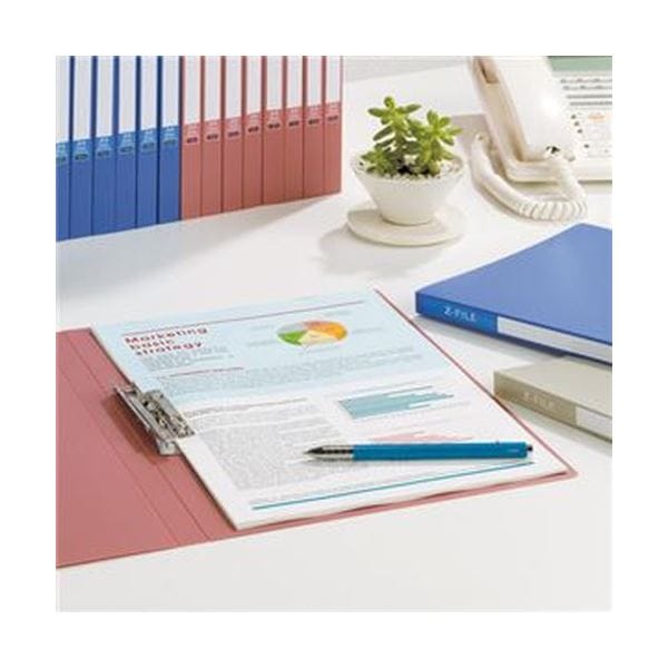 まとめ）TANOSEE Zファイル（再生PP表紙）A4タテ 100枚収容 背幅17mm