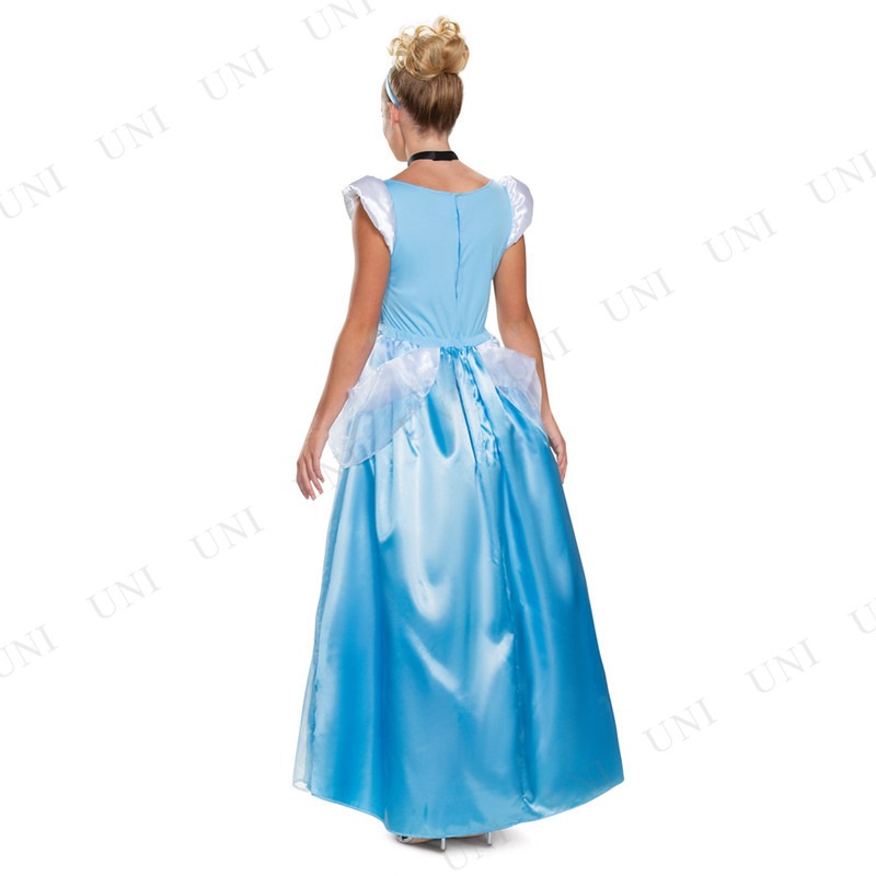 コスプレ 仮装 シンデレラ デラックス 大人用 L(12-14) 【 コスプレ 衣装 ハロウィン 仮装 コスチューム ディズニープリンセス グッズ ドレス 女性用 シンデレラドレス 童話 おとぎ話