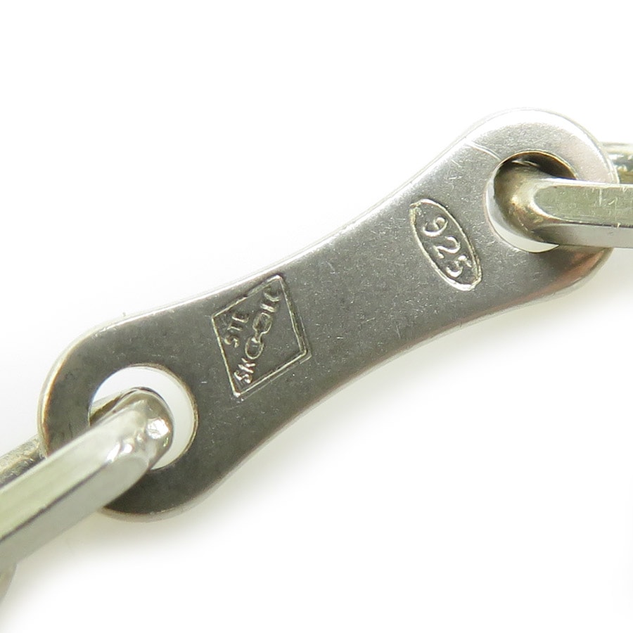 エルメス HERMES チャーム クローバー レザー/シルバー925 グリーン/オレンジ/シルバー ユニセックス e60790n