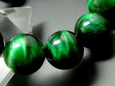 AAA グリーンタイガーアイ ブレスレット 14mm パワーストーン ブレスレット メンズ 天然石 数珠 アクセサリー メンズブレスレット パワーストーンブレスレット 天然石ブレスレット 男性用 厄除