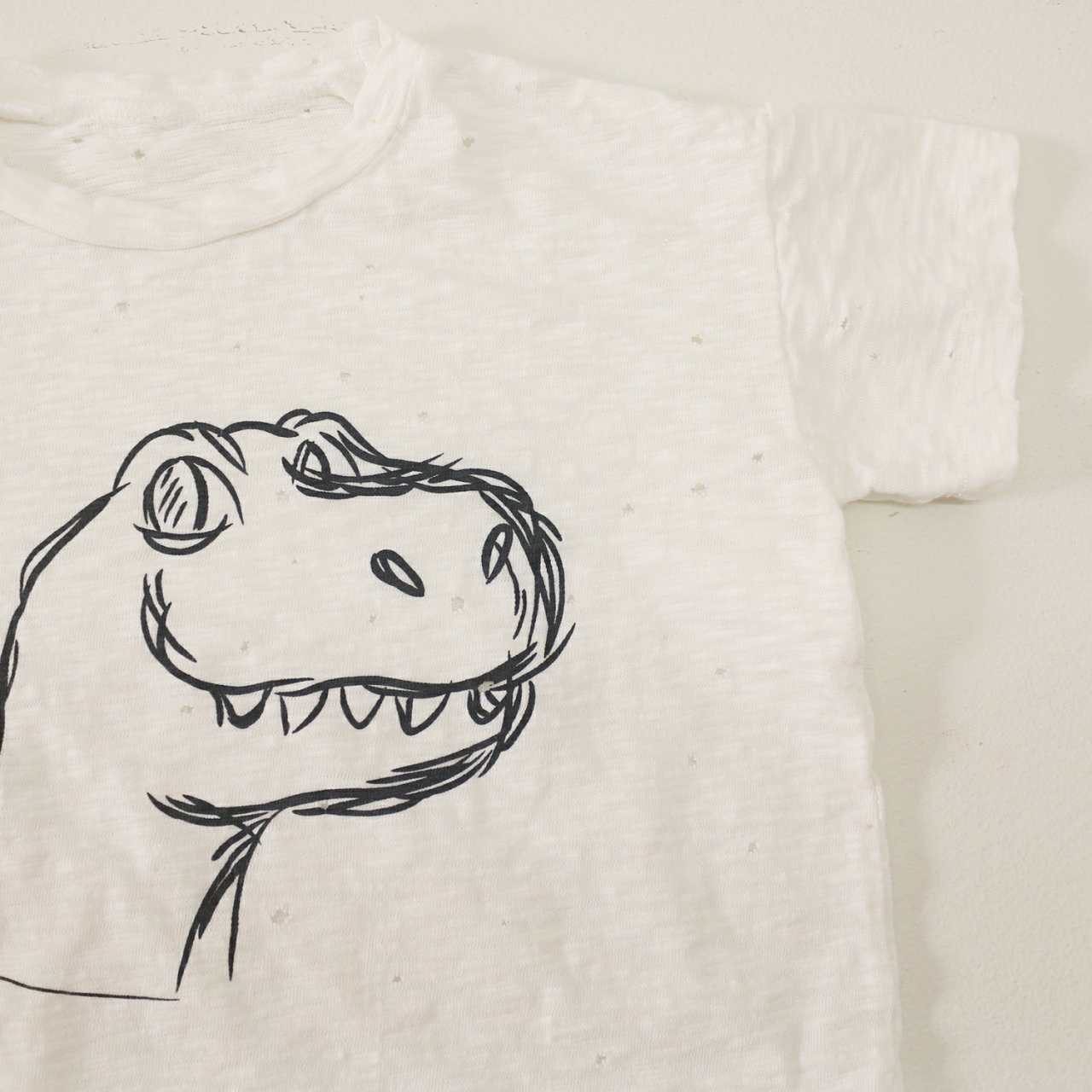 2021年韓国子供服恐竜プリント 半袖Tシャツ子供服 男の子 恐竜シリーズ オンラインショッピング キッズ Dinosaur T-shirt 長袖 TシャツTV-Dino Face