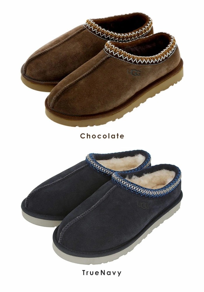 UGG サンダル メンズ 通販 スリッポン ルームシューズ スエード シープスキン 天然ウール 室内履き 外履き アグ TASMAN タスマン 5950 US7 US8 US9 US10 サボ クロッ