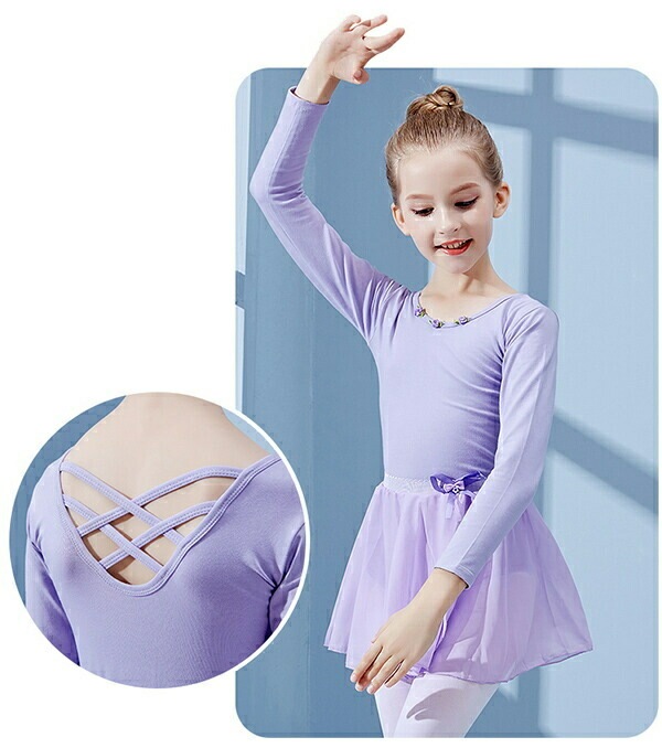 【期間特典】子供 バレエ レオタード スカート バレエ 衣装 かわいい バレエレオタード 長袖 秋 春 バレエダンス 5カラー 女子 キッズ ジュニア 練習着 演出 コンクール 110 120 130 【期間特典】子供 バレエ レオタード スカート バレエ 衣装 かわいい バレエレオタード 長袖 秋 春 バレエダンス 5カラー 女子 キッズ ジュニア 練習着 演出 コンクール 110 120 130