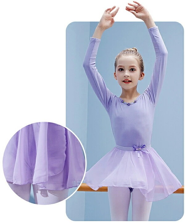 【期間特典】子供 バレエ レオタード スカート バレエ 衣装 かわいい バレエレオタード 長袖 秋 春 バレエダンス 5カラー 女子 キッズ ジュニア 練習着 演出 コンクール 110 120 130 【期間特典】子供 バレエ レオタード スカート バレエ 衣装 かわいい バレエレオタード 長袖 秋 春 バレエダンス 5カラー 女子 キッズ ジュニア 練習着 演出 コンクール 110 120 130