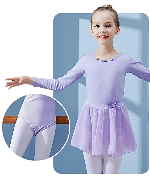 【期間特典】子供 バレエ レオタード スカート バレエ 衣装 かわいい バレエレオタード 長袖 秋 春 バレエダンス 5カラー 女子 キッズ ジュニア 練習着 演出 コンクール 110 120 130 【期間特典】子供 バレエ レオタード スカート バレエ 衣装 かわいい バレエレオタード 長袖 秋 春 バレエダンス 5カラー 女子 キッズ ジュニア 練習着 演出 コンクール 110 120 130