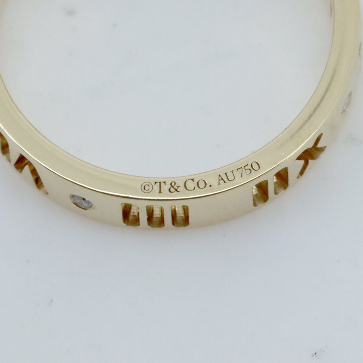 アトラス ダイヤモンド リング 指輪 9号 K18YG(18金 イエローゴールド) 質屋出品 アトラス ダイヤモンド リング 指輪 9号 K18YG(18金 イエローゴールド) 質屋出品