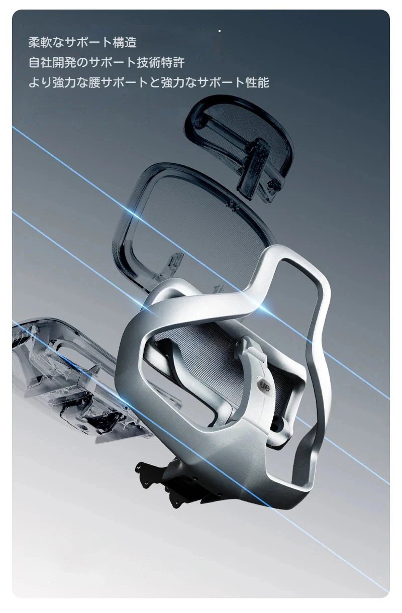 pcチェア オットマン内蔵/ア チェアリクライニングチェア ワークチェア 新品オフィスチェア 椅子 人間工学 イス エルゴノミクス 社長椅子 デスクチェア