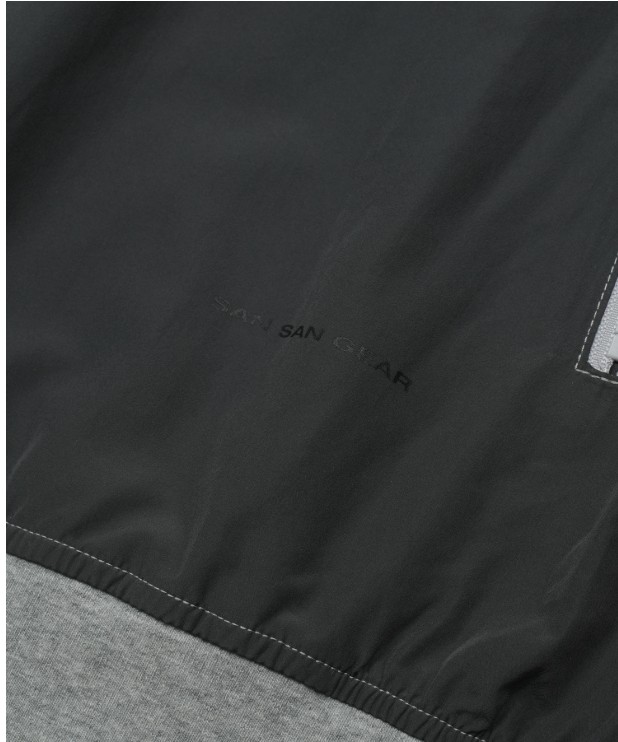 【SANSANGEAR】 25FW DUAL WEAVE JACKET : NAVY 【SANSANGEAR】 25FW DUAL WEAVE JACKET : NAVY