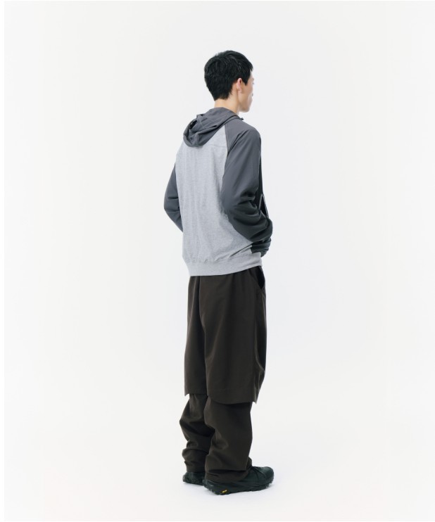 【SANSANGEAR】 25FW DUAL WEAVE JACKET : NAVY 【SANSANGEAR】 25FW DUAL WEAVE JACKET : NAVY