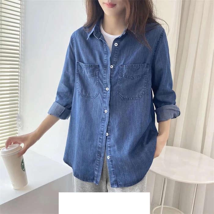 デニムシャツ ブラウス レディース 羽織り デニム フェミニン 着回し シンプル おしゃれ 大人 カジュアル こなれ デニム シャツ 長袖 春 秋 トップス 長袖 半袖 デニムシャツ ブラウス レディース 羽織り デニム フェミニン 着回し シンプル おしゃれ 大人 カジュアル こなれ デニム シャツ 長袖 春 秋 トップス 長袖 半袖
