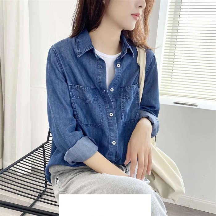 デニムシャツ ブラウス レディース 羽織り デニム フェミニン 着回し シンプル おしゃれ 大人 カジュアル こなれ デニム シャツ 長袖 春 秋 トップス 長袖 半袖 デニムシャツ ブラウス レディース 羽織り デニム フェミニン 着回し シンプル おしゃれ 大人 カジュアル こなれ デニム シャツ 長袖 春 秋 トップス 長袖 半袖
