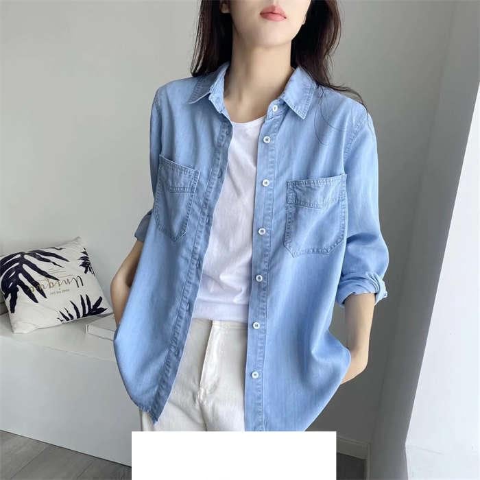 デニムシャツ ブラウス レディース 羽織り デニム フェミニン 着回し シンプル おしゃれ 大人 カジュアル こなれ デニム シャツ 長袖 春 秋 トップス 長袖 半袖 デニムシャツ ブラウス レディース 羽織り デニム フェミニン 着回し シンプル おしゃれ 大人 カジュアル こなれ デニム シャツ 長袖 春 秋 トップス 長袖 半袖