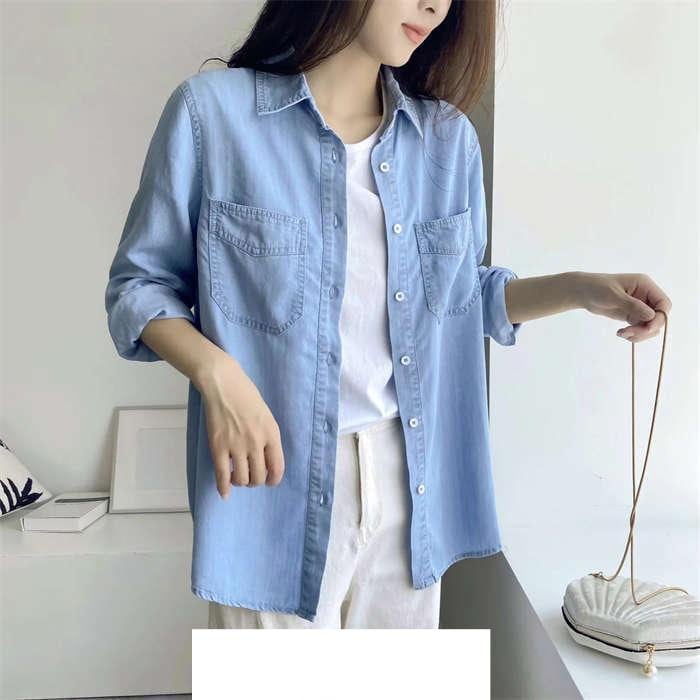 デニムシャツ ブラウス レディース 羽織り デニム フェミニン 着回し シンプル おしゃれ 大人 カジュアル こなれ デニム シャツ 長袖 春 秋 トップス 長袖 半袖 デニムシャツ ブラウス レディース 羽織り デニム フェミニン 着回し シンプル おしゃれ 大人 カジュアル こなれ デニム シャツ 長袖 春 秋 トップス 長袖 半袖