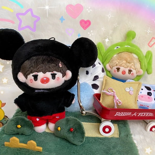 Qoo10] 10cm ミニ洋服 20TYPE ぬいぐ