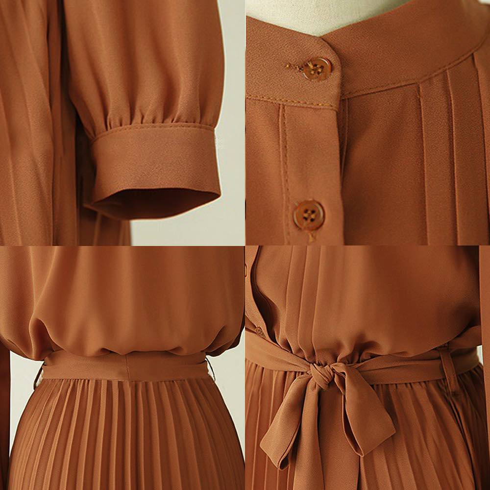 ワンピース レディース パフスリーブプリーツワンピース 前開き おしゃれ スカート かわいい きれいめ ロング 春 黒 白 長袖 体感 冬 厚手 Aライン トップス アウトドア 大人 韓国 40代 秋 ワンピース レディース パフスリーブプリーツワンピース 前開き おしゃれ スカート かわいい きれいめ ロング 春 黒 白 長袖 体感 冬 厚手 Aライン トップス アウトドア 大人 韓国 40代 秋