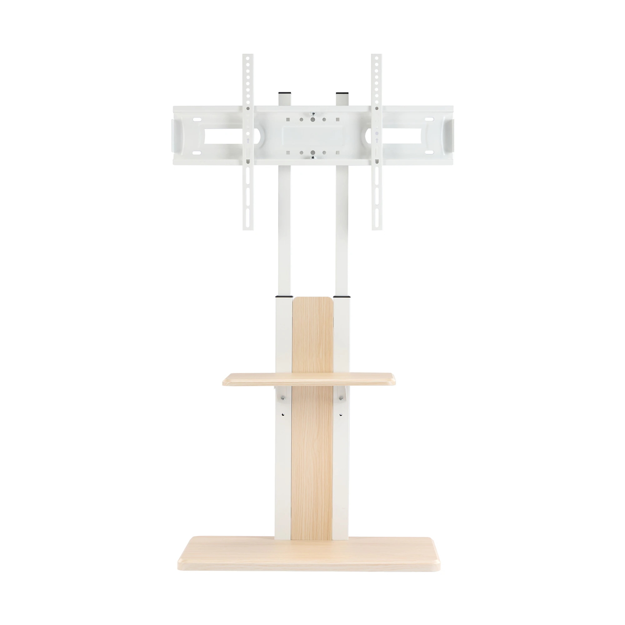 【安心保証】テレビスタンド キャスター付き 壁寄せ ロータイプ 耐震 テレビ台 WALL 単品 棚板 セット テレビ 対応 首振り 調整 壁掛け風 おしゃれ シンプル 白 木目 回転 移動式 TV台