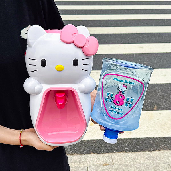 ハローキティ 一番くじ ウォーターサーバー キティちゃん Qoo10] ハローキティミニウォーターサーバーデスク