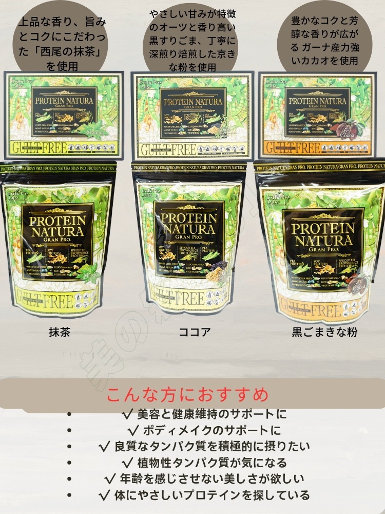 【2個セット】エステプロラボ プロテイン ナチュラ グランプロ オーツ 黒ごまきな粉 20袋