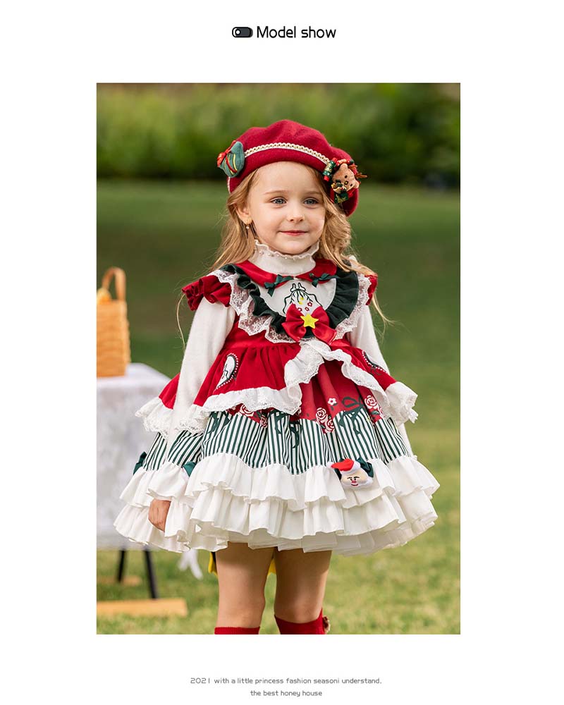 子供 ドレス 重ね着 クリスマス風 華やか フリフリ 子供服 お姫様 ロリータ メイド 子どもドレス ピアノ発表会 キッズドレス 袖なし コスチューム ロリータ服 洋服 コスプレ衣装 ベビー ノース mdprevattcaulkingandwaterproofing.com