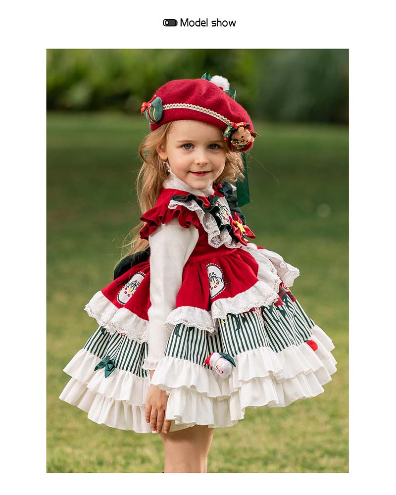 子供 ドレス 重ね着 クリスマス風 華やか フリフリ 子供服 お姫様 ロリータ メイド 子どもドレス ピアノ発表会 キッズドレス 袖なし コスチューム ロリータ服 洋服 コスプレ衣装 ベビー ノース mdprevattcaulkingandwaterproofing.com