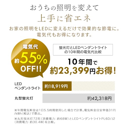 アイリスオーヤマ 和風ペンダントライト 6畳 上下調光 PL6D-J2 アイリスオーヤマ 和風ペンダントライト 6畳 上下調光 PL6D-J2