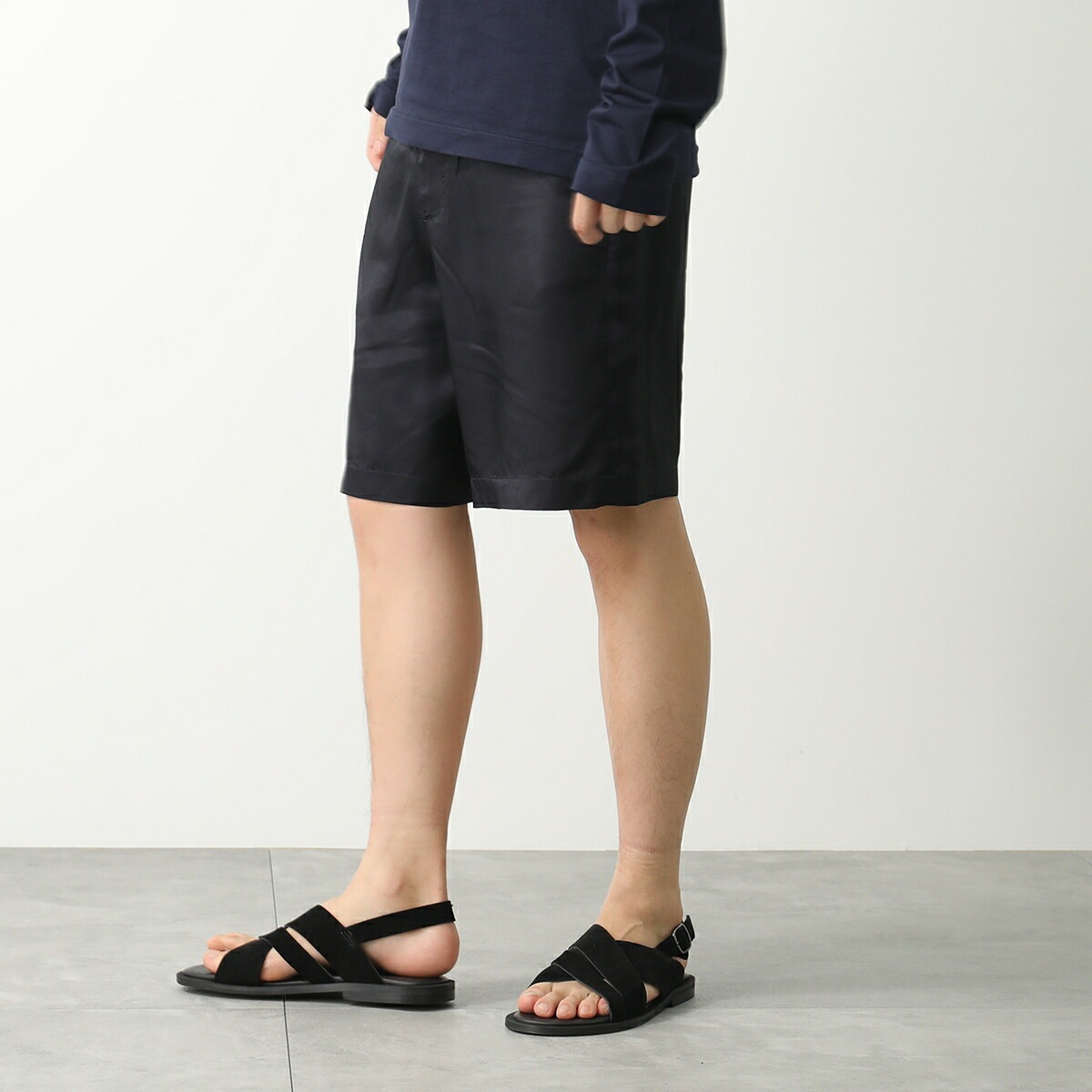 DRIES VAN NOTEN ドリスヴァンノッテン ハーフパンツ PIPERI ピペリ 020931 1427 メンズ ショーツ ショートパンツ レーヨン 509/NAV 【mega】 DRIES VAN NOTEN ドリスヴァンノッテン ハーフパンツ PIPERI ピペリ 020931 1427 メンズ ショーツ ショートパンツ レーヨン 509/NAV 【mega】