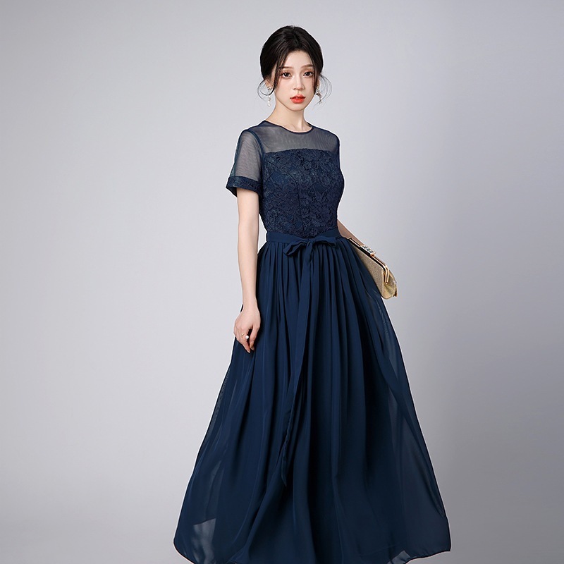 ドレス 2025 パーティー ウェディング フォーマル イブニングドレス ワンピース ロングドレス レース 優雅 エレガント 韓国風 結婚式 前撮り 演奏会 発表会 卒業式 成人式 花嫁