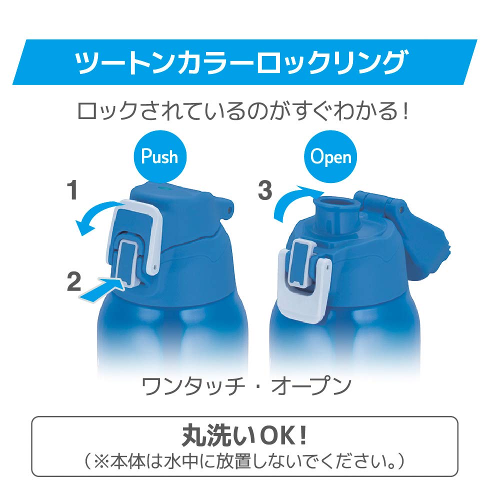 サーモス 水筒 真空断熱スポーツボトル 1L ブルーシルバー 保冷専用 FHT-1001F BLSL