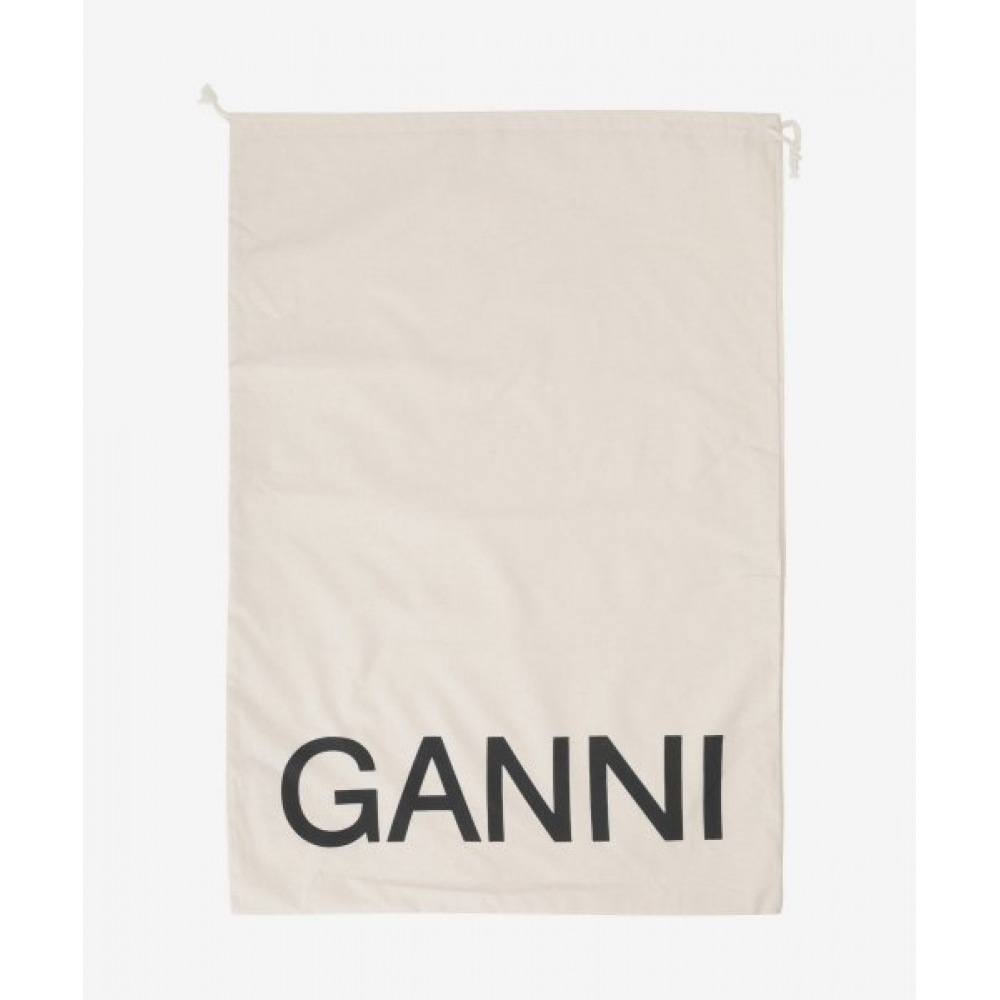 GANNI 女性用リサイクルラバーカントリーハイブーツ-ブラック/S1913099 GANNI 女性用リサイクルラバーカントリーハイブーツ-ブラック/S1913099