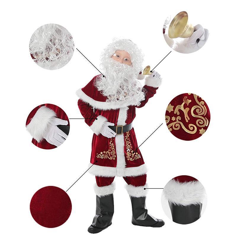 激安販売!クリスマス サンタクロース 衣装 メンズ 大人/子供用 豪華 サンタ コスプレ サンタコス コスチューム髭 ヒゲ ひげ カツラ ウィッグ 袋 イベント パーティー 激安販売!クリスマス サンタクロース 衣装 メンズ 大人/子供用 豪華 サンタ コスプレ サンタコス コスチューム髭 ヒゲ ひげ カツラ ウィッグ 袋 イベント パーティー