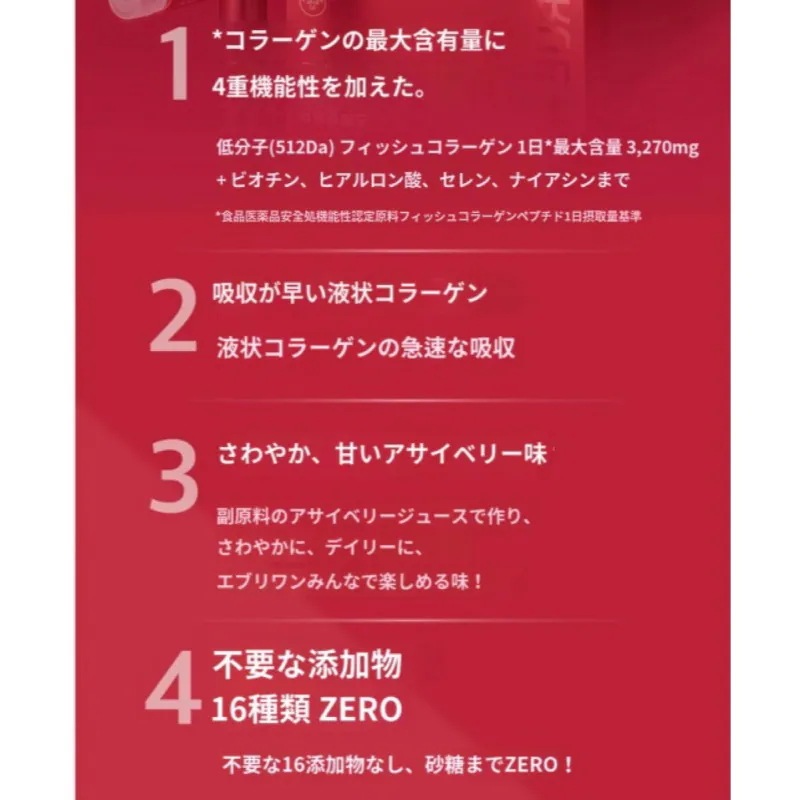[公式正品/1+1]リッチ コラーゲン 4X 1BOX 14個入り