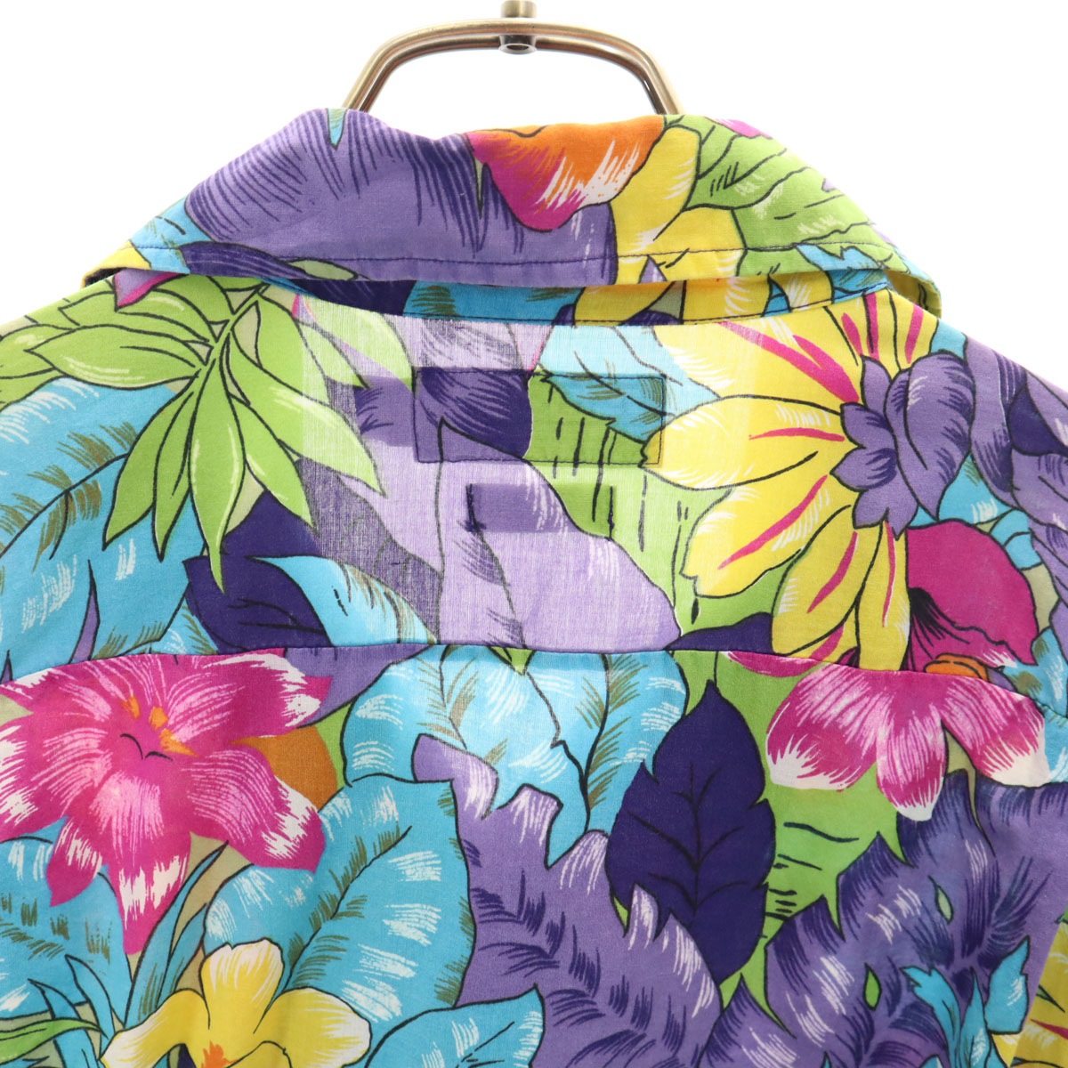 Polo by Ralph Lauren ポロバイラルフローレン 90s オールド 開襟 花柄 半袖 オープンカラーシャツ M マルチ ADAMS メンズ 古着 Polo by Ralph Lauren ポロバイラルフローレン 90s オールド 開襟 花柄 半袖 オープンカラーシャツ M マルチ ADAMS メンズ 古着