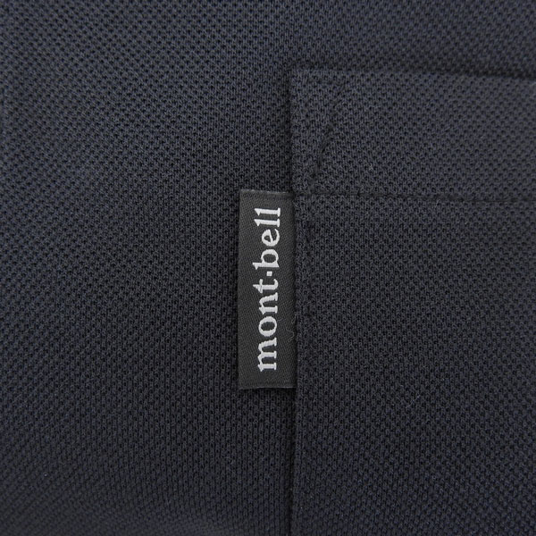 モンベル ポロシャツ メンズ 鹿の子 カノコ 半袖 S M L XL ブラック WIC. ポロシャツ RM1114228BK mont-bell モンベル ポロシャツ メンズ 鹿の子 カノコ 半袖 S M L XL ブラック WIC. ポロシャツ RM1114228BK mont-bell