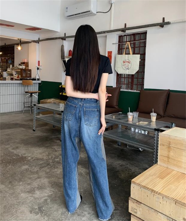 韓国ファッション カジュアルパンツ ロングパンツ 快適である ジーンズ スリム ストリート トレンド 怠惰な風 気質 母の日 プレゼント