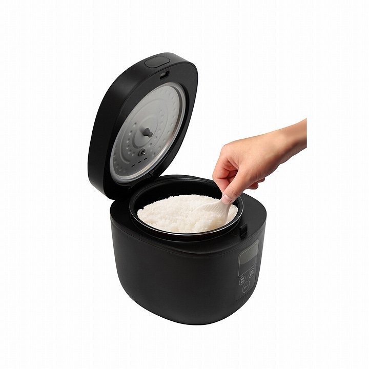 多彩調理対応可能なコンパクト炊飯器 多機能炊飯器 グルメ炊き RM-200H-BK 炊飯器 4合 多彩調理対応可能なコンパクト炊飯器 多機能炊飯器 グルメ炊き RM-200H-BK 炊飯器 4合