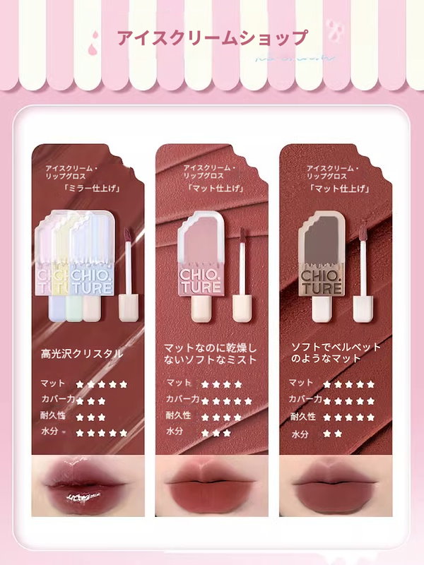 Qoo10] CHIOTURE 「SNS話題沸騰」 アイスクリーム リッ