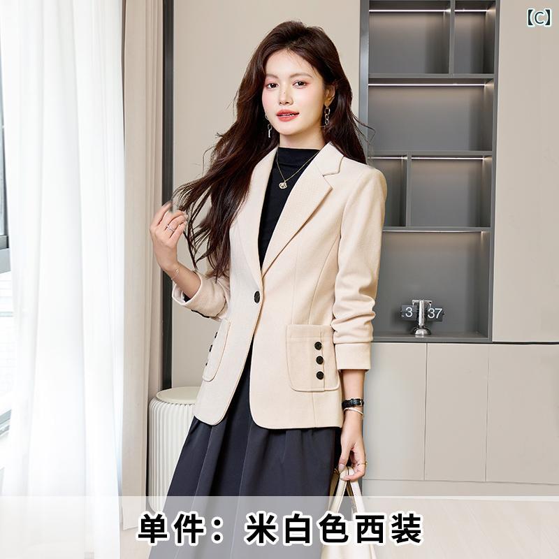 女性 グレー ジャケット テーラード 入学式 ママ 婦人服 春秋 オーバーサイズ ハイエンド 大人っぽい ビジネス カジュアル スーツ襟 レディース モノトーン 女性 グレー ジャケット テーラード 入学式 ママ 婦人服 春秋 オーバーサイズ ハイエンド 大人っぽい ビジネス カジュアル スーツ襟 レディース モノトーン