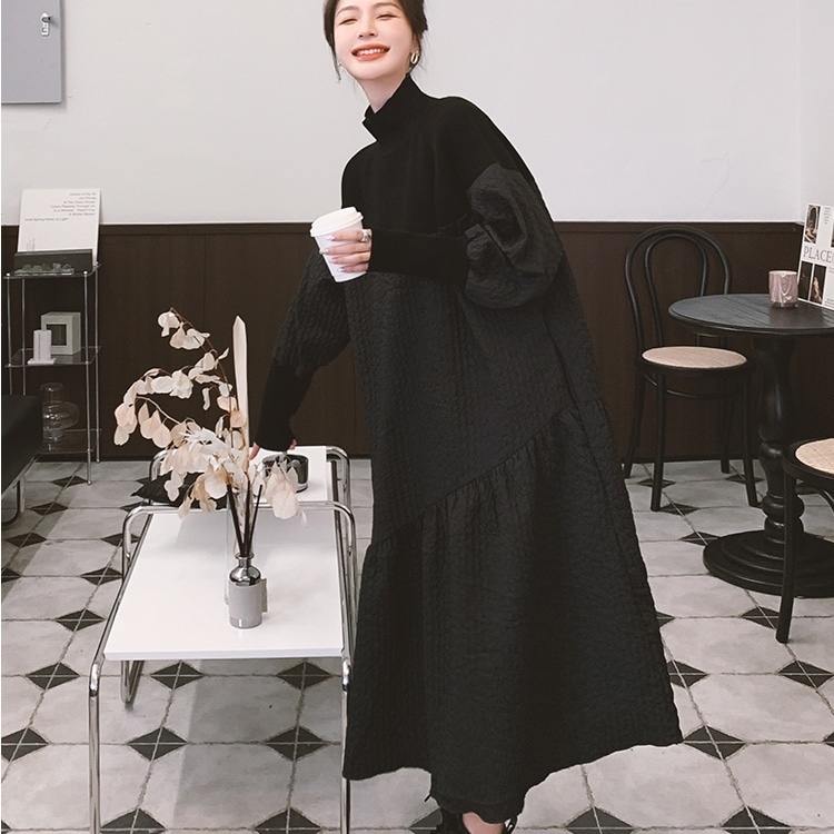 ワンピース ミモレ丈ワンピース フレアワンピース 長袖 マトンスリーブ ハイネック 切り替えデザイン 異素材ミックス ミモレ丈 かわいい 大人可愛い きれいめ シンプル 上品 おしゃれ 大人女子 ワンピース ミモレ丈ワンピース フレアワンピース 長袖 マトンスリーブ ハイネック 切り替えデザイン 異素材ミックス ミモレ丈 かわいい 大人可愛い きれいめ シンプル 上品 おしゃれ 大人女子