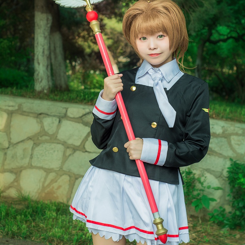 アニメ制服魔カード少女桜coser魔カード百変小桜知世制服コスプレ服 アニメ制服魔カード少女桜coser魔カード百変小桜知世制服コスプレ服