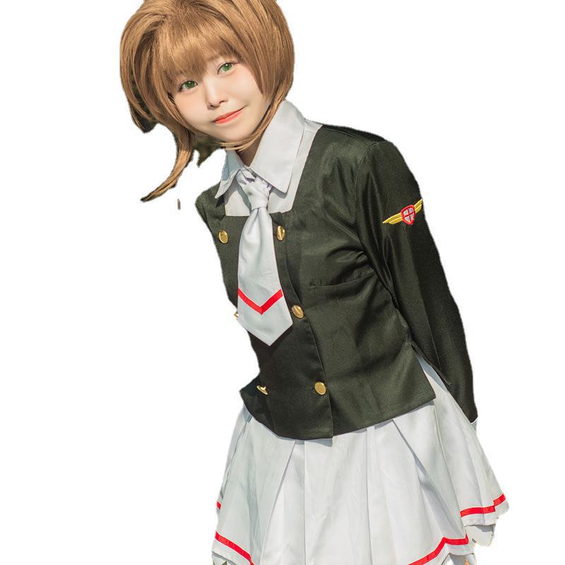 アニメ制服魔カード少女桜coser魔カード百変小桜知世制服コスプレ服 アニメ制服魔カード少女桜coser魔カード百変小桜知世制服コスプレ服