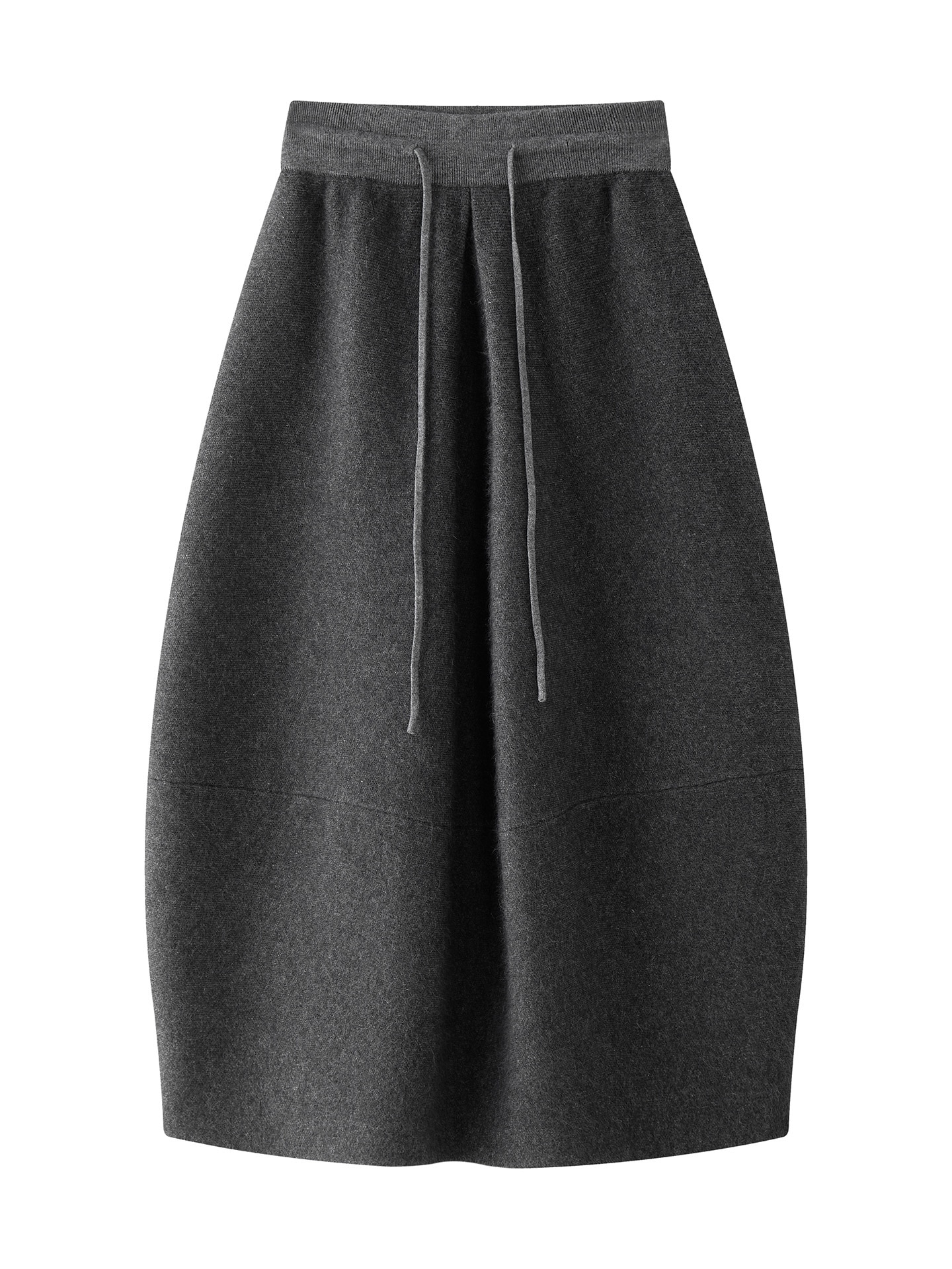 盧浮春の新作韓国版の流行文芸のつぼみのウールの半身のスカートの柔らかい繊細なカジュアルなロングスカートの女性 盧浮春の新作韓国版の流行文芸のつぼみのウールの半身のスカートの柔らかい繊細なカジュアルなロングスカートの女性