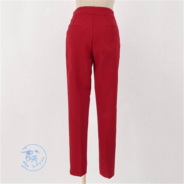 Qoo10] 赤パンツスーツ 秋冬レディーススーツ韓国