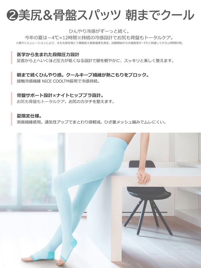 【いつでも美脚ケアセット スパッツ】 24hマルチスキニー + 朝までクール 美脚&骨盤スパッツ 【いつでも美脚ケアセット スパッツ】 24hマルチスキニー + 朝までクール 美脚&骨盤スパッツ